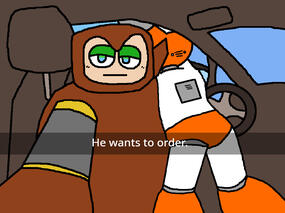 he wants to order.